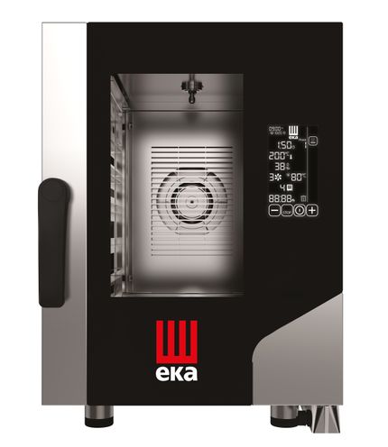 Konvektomat Millennial Black Mask Gastro Compact 6×GN 2/3 konvektomat - elektrický, Tecnoeka, 400V/52000W, 500x750x(H)700mm