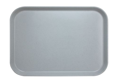 Padėklas iš poliesterio Versa su aukštu borteliu, granito spalvos, Cambro, Šviesiai pilkas, 360x460mm