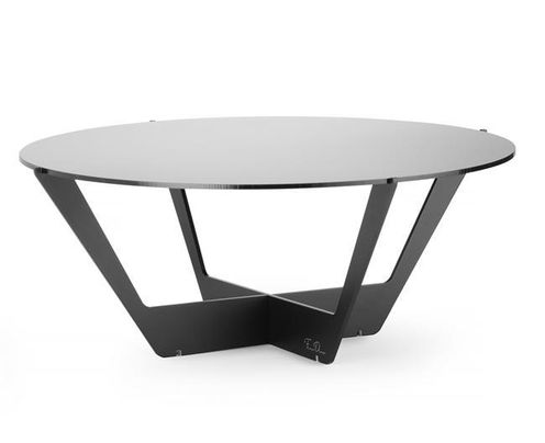 Stojak bufetowy w zestawie z pleksi Skiatos Black, Fine Dine, czarny