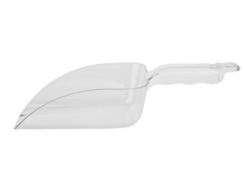 Duża szufla do lodu plastikowa 700 ml, transparentny