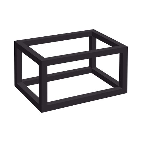 Podstawa pod tace GN1/2 Madeira Black, czarny