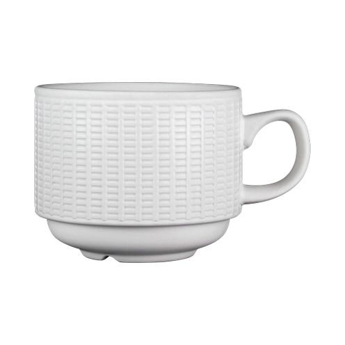 Filiżanka sztaplowana do kawy i herbaty Willow 212 ml, kremowy