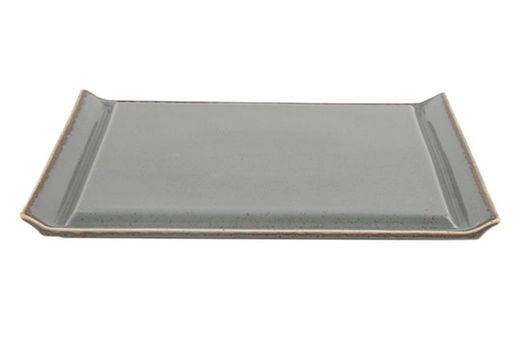 Steak plate, Porland, Stone, Dark grey, 330x260mm 1