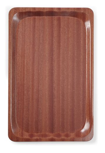 Vassoio da servizio, rettangolare, antiscivolo, laminato, AmerBox, GN 1/1, Mogano, 325x530mm 1