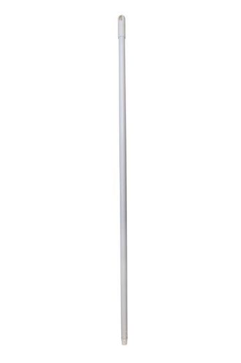 HACCP kij metalowy do szczotek i ściągaczek, Bürstenmann, biały, (L)1300mm 1