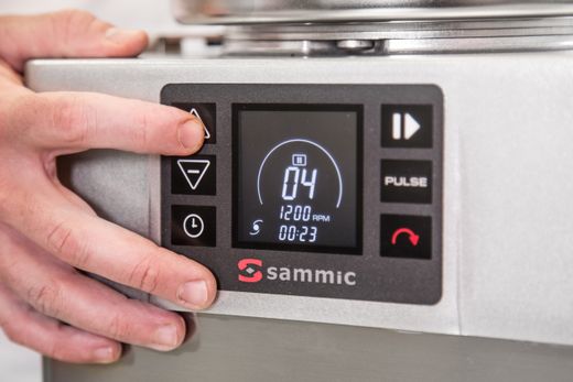 Meat cutter – KE-5V emulsifier with electronic graphic panel, Sammic, 5,5L, 230V/1500W, 286x387x(H)487mm 1