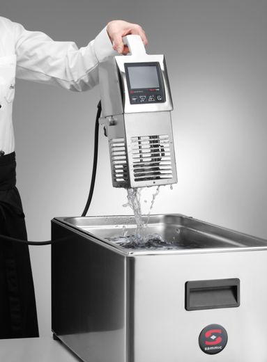 Immersion circulator for sous-vide cooking 5, 7, 9, Sammic, Silver, 230V/2000W, 124x140x(H)360mm 1