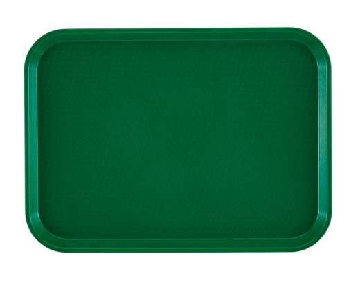 Polypropylene fast food tray, large., Cambro, green, Green, 355x457x(H)21mm 1