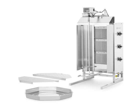 Gas kebab grill, HENDI, Profi Line, 9,75kW, 470x550x(H)960mm 1