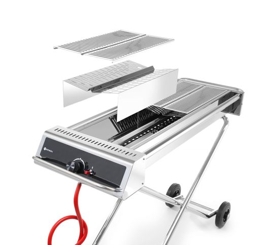 Plynový gril Xenon Pro, HENDI, 7,5kW, 1120x410x(H)900mm 1