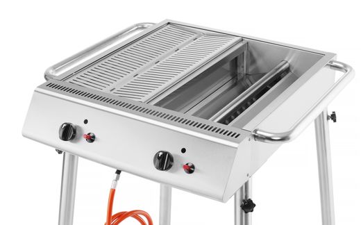 Xantos Griglia a gas , HENDI, 9,5kW, 770x710x(H)870mm 1