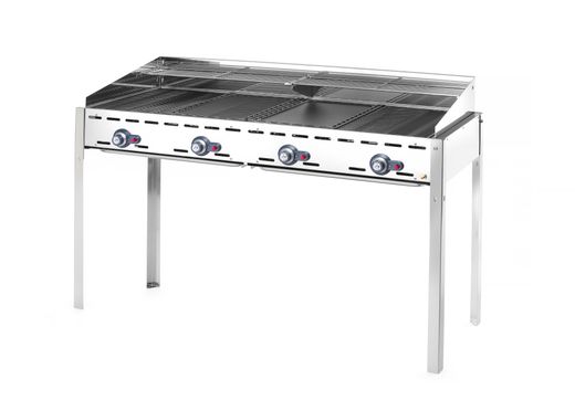 4-horákový plynový gril Green Fire Profi Line, HENDI, Profi Line, 22kW, 1400x612x(H)825mm 1