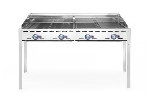 4-horákový plynový gril Green Fire Profi Line, HENDI, Profi Line, 22kW, 1400x612x(H)825mm 1