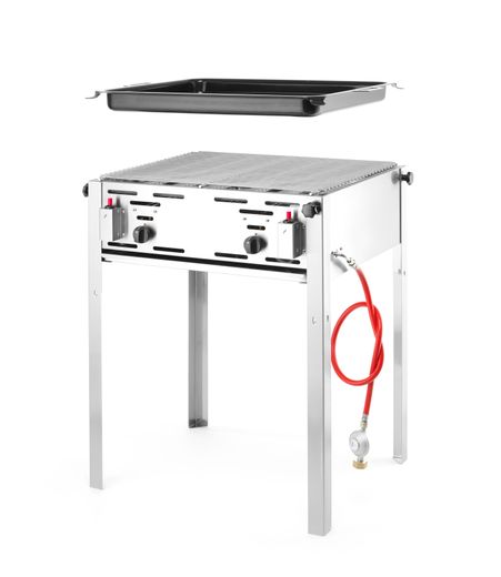 Plynový gril Grill-Master Maxi, HENDI, 11,6kW, 650x540x(H)840mm 1