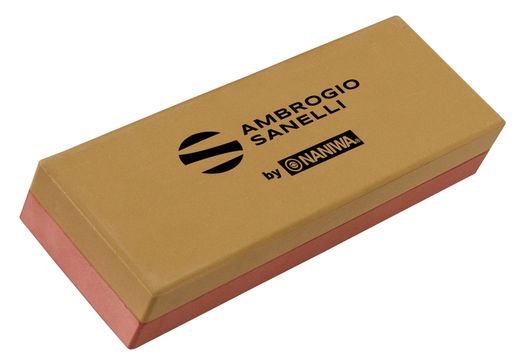 Japanese sharpening stone by Naniwa Accessori, Ambrogio Sanelli, grit size: 1000/3000., 185x65x(H)30mm 1