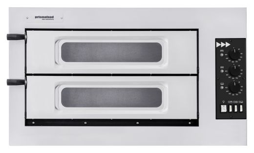 Pizza oven basic 2/50 vetro, Prismafood, 400V/6000W, 915x621x(H)527mm 1