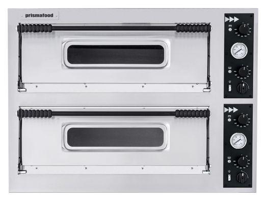 Piec do pizzy Basic Slim, Prismafood, 2 komory, 400V/12000W, 1305x489x(H)745mm 1