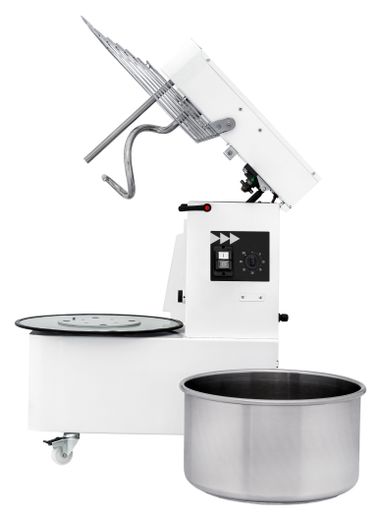 Spirálový mixér se stoupací hlavou a odnímatelnou mísou, HENDI, 88 kg/h, 32L, 230V/1100W, 431x740x(H)804mm 1