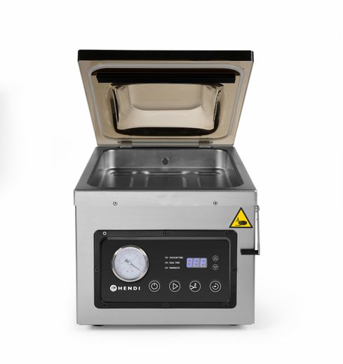Vacuum chamber packaging machine, HENDI, Profi Line, Sealing strip 260 mm, 240V/1000W, 330x480x(H)361mm 1