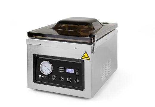 Vacuum chamber packaging machine, HENDI, Profi Line, Sealing strip 260 mm, 240V/1000W, 330x480x(H)361mm 1