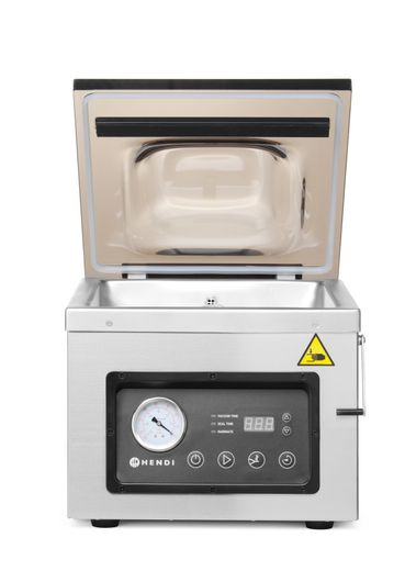 Vacuum chamber packaging machine, HENDI, Profi Line, Sealing strip 260 mm, 240V/1000W, 330x480x(H)361mm 1