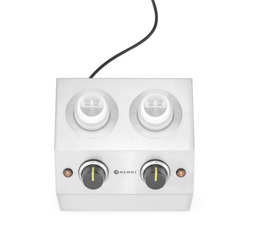 Sauce warmer double, HENDI, 1,3L, 220-240V/400W, 270x223x(H)282mm 1