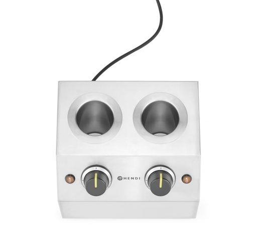 Sauce warmer double, HENDI, 1,3L, 220-240V/400W, 270x223x(H)282mm 1