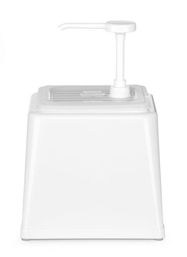 Zásobník na omáčky s pumpičkou, HENDI, 2,5L, Bílá, 230x210x(H)327mm 1