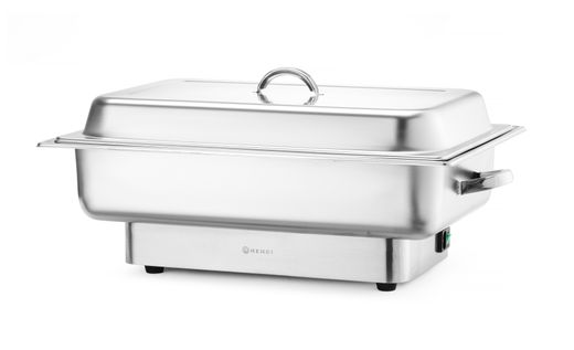 Chafing dish electric Pollina, HENDI, Profi Line, 9L, Silver, 230V/900W, 587x440x(H)273mm 1