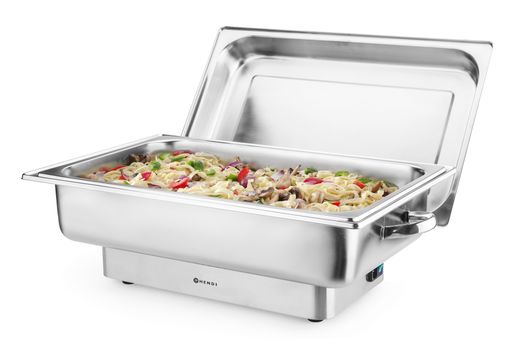 Chafing dish electric Pollina, HENDI, Profi Line, 9L, Silver, 230V/900W, 587x440x(H)273mm 1