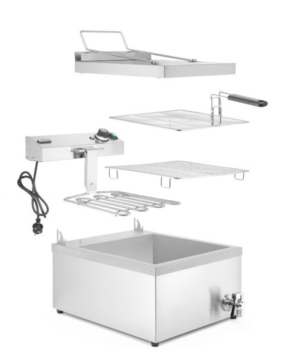 Smażalnik, HENDI, 12L, 230V/3500W, 630x860x(H)438mm 1