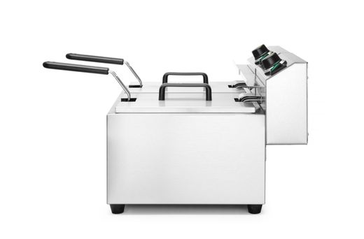 Ruční fritéza, 2 × 8 l, HENDI, Profi Line, 16L, 230V/7000W, 605x460x(H)369mm 1