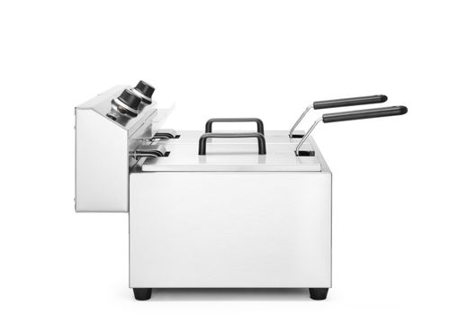 Ruční fritéza, 2 × 8 l, HENDI, Profi Line, 16L, 230V/7000W, 605x460x(H)369mm 1