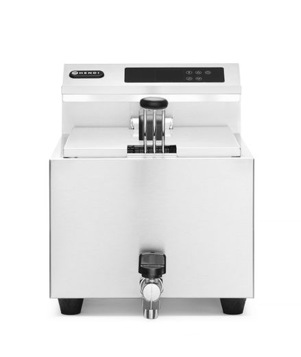 Deep fryer with drain tap digital - 8 l, HENDI, Profi Line, 8L, 230V/3500W, 305x515x(H)345mm 1