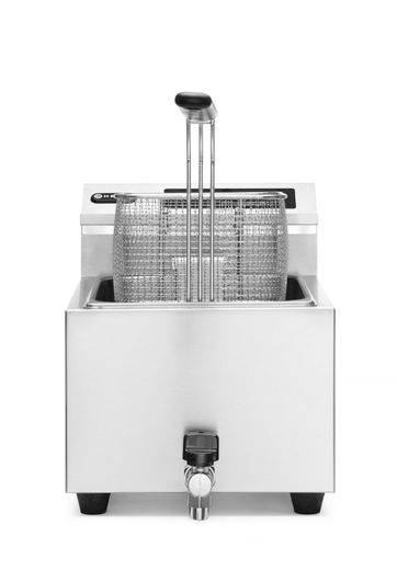 Deep fryer with drain tap digital - 8 l, HENDI, Profi Line, 8L, 230V/3500W, 305x515x(H)345mm 1