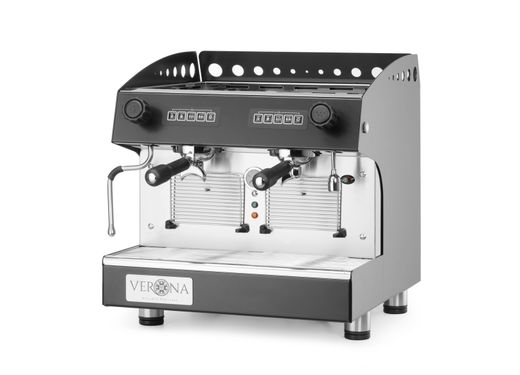 Kavos aparatas „Julia Compact“, 2 grupių, automatinis, Verona, Juodas, 230V/2700W, 475x563x(H)530mm 1