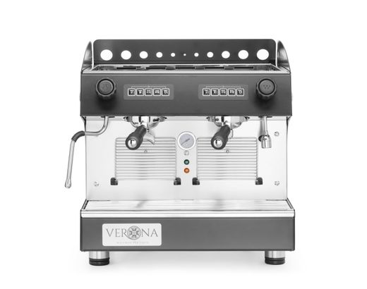 Kavos aparatas „Julia Compact“, 2 grupių, automatinis, Verona, Juodas, 230V/2700W, 475x563x(H)530mm 1