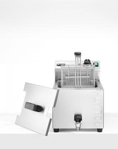 Deep fryer XL with drain tap HENDI GOLIATH, HENDI, 10L, 400V/10200W, 300x585x(H)392mm 1