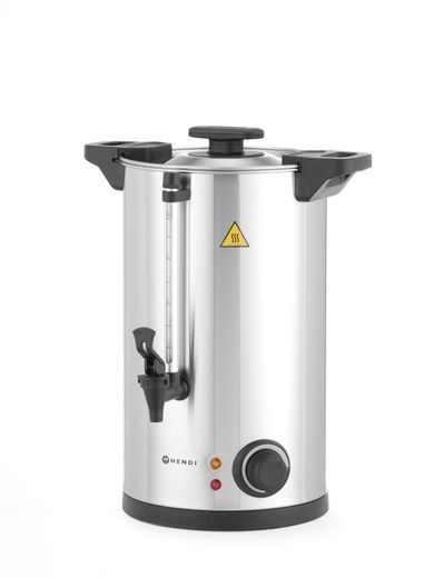 Hot drinks boiler single-walled, HENDI, ≈ 65 cups in 40 min., 10L, 230V/1500W, 340x315x(H)430mm 1