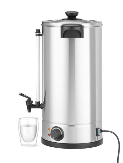 Jednoplášťový kotel na teplé nápoje, HENDI, ≈ 130 šálků za 42 minut., 20L, 230V/2500W, 415x382x(H)480mm 1