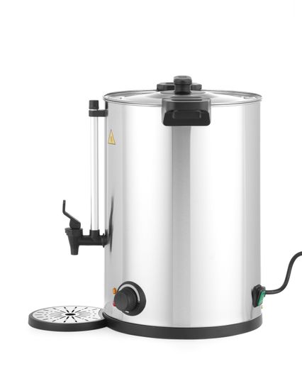 Dvigubos sienelės karštų gėrimų virimo aparatas, HENDI, 120 puodelių per 37 minutes., 18L, 230V/2500W, 415x382x(H)480mm 1