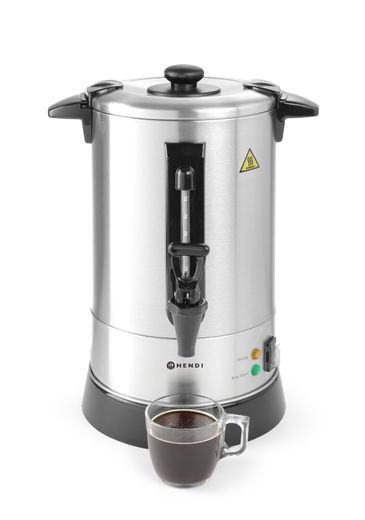 Percolator single-walled, HENDI, 8,8L, 230V/950W, 320x310x(H)420mm 1