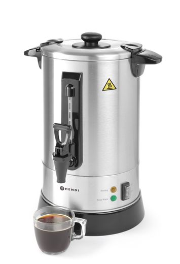 Percolator single-walled, HENDI, 8,8L, 230V/950W, 320x310x(H)420mm 1