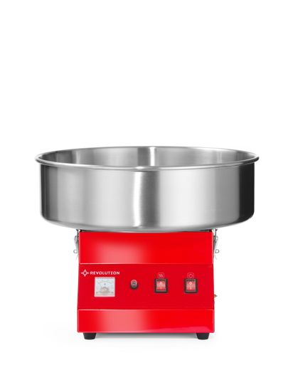Cotton candy machine, Revolution, Red, 230V/1080W, 520x520x(H)415mm 1