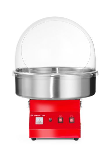 Cotton candy machine, Revolution, Red, 230V/1080W, 520x520x(H)415mm 1