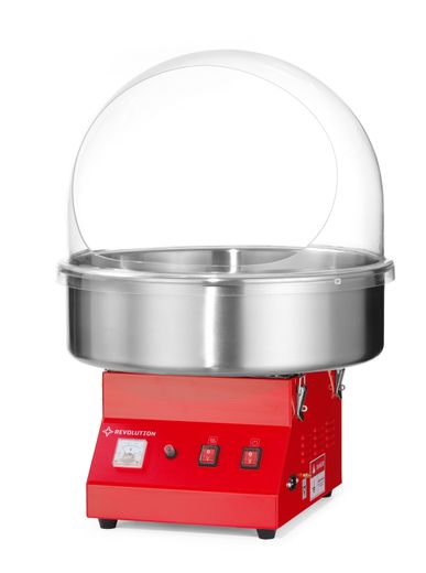 Cotton candy machine, Revolution, Red, 230V/1080W, 520x520x(H)415mm 1