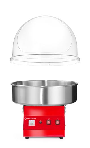 Cotton candy machine, Revolution, Red, 230V/1080W, 520x520x(H)415mm 1