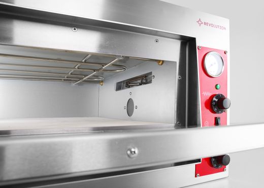 Single chamber pizza oven – electric, electromechanical control, Revolution, 1 chamber, 400V/4200W, 910x820x(H)430mm 1