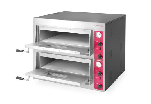 Double chamber pizza oven – electric, electromechanical control, Revolution, 2 chambers, 400V/8400W, 910x820x(H)750mm 1