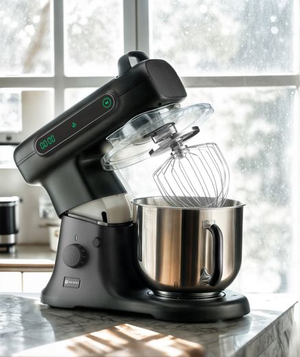 Planetary Mixer Blackbolt PRO, HENDI, 7L, Black, 220-240V/800W, 470x263x(H)413mm 1